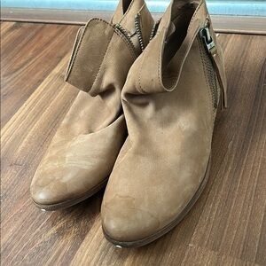 Sam Edelman Tan Leather Ankle Boots